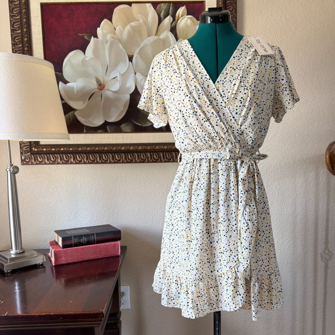By One Wrap Dress – Dalmatian Spot Print